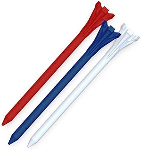 Fly Tee 3-1/4 Inch 25 Count, Patriot Pack(3 ¼", Patriot Pack)