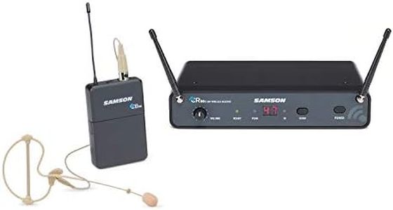 Samson Concert 88x Earset Wireless System with SE10 Low Profile Earset Microphone (K Band), SWC88XBCS-K
