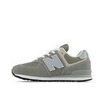 New Balance Kid's 574 Core Lace-Up Sneaker, Grey/White, 7 M Big Kid