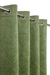 Home Fashion Blackout Curtains Greens