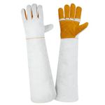 Pet Zzz 60cm/23.6 Inches Anti-Bite Safety Gloves, Animal Handling Gloves, Bite-proof Kevlar Gloves, Training/Catching Pets, Safety Gloves for Cats, Dogs, Birds, Eagles, Falcons and Domestic Snakes