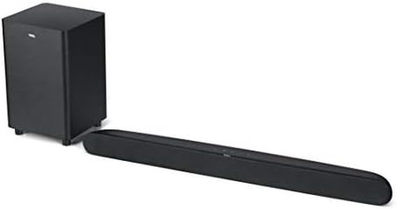 TCL TS6110 Sound Bar for TV with Wireless Subwoofers, Bluetooth Soundbar (240 Watt, Dolby Audio, HDMI ARC, Wall Mountable, Remote Control, Three Sound Modes) , Black