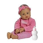 Adora Realistic and Premium PlayTime Babies Doll Set with 13-Inch Baby Doll Made with Our Exclusive GentleTouch Vinyl, Includes Removable Pink Long Sleeve Shirt and Pink Polka-Dot Pants - Pink Baby