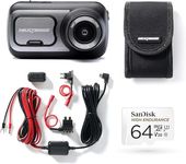 Nextbase 422GW Dash Cam, Hard Wiring Kit with Class 10 U3 64GB SD Card and Case included - Full 1440p/30fps HD In Car Camera- Wifi-Bluetooth-GPS- Intelligent Parking- Alexa Built-in Bundle Kit