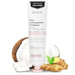 Boka Fluoride Free Toothpaste - Nano Hydroxyapatite, Remineralizing, Sensitive Teeth, Whitening - Dentist Recommended for Adult, Kids Oral Care - Coco Ginger Flavor, 4oz (113g) 1Pk - US Manufactured