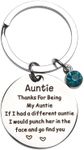 Auntie Gifts Aunt Auntie Keychain f