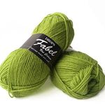 Superwash Sock Wool Blend Multicolored Yarn Drops Fabel, 1 or Superfine, Fingering Weight, 4 ply, 1.8 oz 224 Yards per Ball (112 Apple Green)