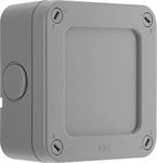 Masterplug WPJB Outdoor Weatherproof Junction Box, 5 Pole Terminal Block, IP66 Rated, Grey