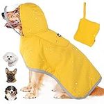 Lukovee Dog Raincoat, Dog Rain Jack