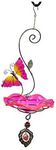 Heath Outdoor Products 21523 Butterfly Bliss Bird Feeder or Bath, Pink