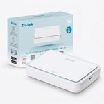 D-Link DBR-330-G 5G NR AX3000 Mobile Wi-Fi 6 Router – Up to 4.67Gbps 5G, Dual-Band AX3000, 5260mAh Battery, Supports 32 Devices, VPN, MicroSD Sharing, USB-C, Portable 5G Hotspot