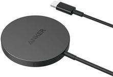 Anker Magnetic Wireless Charging Pad with Sleek Design, PowerWave Select+ Magnetic Pad, 5 ft Built-in Charging Cable, 7.5W Only Compatible with iPhone 12 (No AC Adapter)