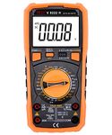 VAR TECH LCR Meter V 8222 H True RMS, Digital multimeter 1000/750 V DC AC 20 A DC AC, Inductance Capacitance Resistance (LCR) with Continuity, Temperature tests Heavy duty with dual fuse protection