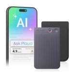 Plaud Note AI Voice Recorder, Note Taker w/Case, App Control, Transcribe & Summarize with AI, Support 112 Languages, for Meetings, Calls, Lectures, Professionals, Teams, Black, Non-Pro Version