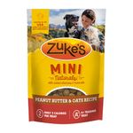 Zuke's Mini Naturals Training Dog Treats Peanut Butter and Oats Recipe - 16 Oz Bag