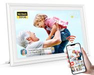 Frameo WiFi Digital Photo Frame 10.1 Inch - 1280x800 HD IPS Touch Screen Picture Frame Electronic, 32GB Memory, Auto Rotate, Wall Mountable, Digital PictureFrame for Sharing Photos and Videos