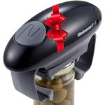 Elite Gourmet EJO800 High Power Torque Automatic Operated Electric Jar Opener, One-Touch, Remove Most-Size Lids w/Auto-Size Guides, Bottle Opener for Arthritic Hands, Weak Hands & Seniors, Black/Gray