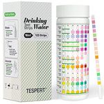 Water Testing Kits for Drinking Water: 125 Strips 16 in 1 Drinking Water Test Kit, TESPERT Water Test Strips with Hardness, PH, Mercury, Lead, Iron, Copper, Chlorine, Cyanuric Acid