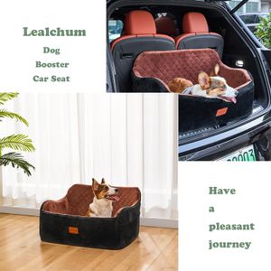 Lealchum Large Dog Car Seat – Pet Booster for Cars, Travel Safety
