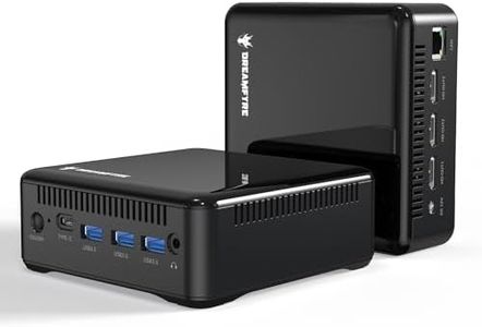 DREAMFYRE Mini PC N95 (jusqu'à 3,4 GHz) 16Go ddr4 512Go m.2 SSD Mini Ordinateur de Bureau Wi - FI 6 Bluetooth 5 Triple écran 4K 60HZ Mini Ordinateur Compact pour l'éducation commercialeo