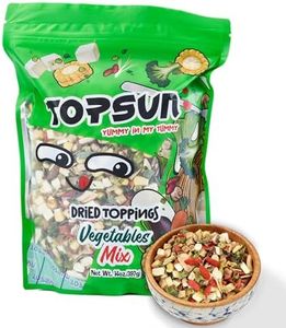 Dried Ramen Toppings Vegetable Mix 14 oz, Up to 12-Veggie Blend for Extra Nutrition & Flavor, Specially Added Superfood Goji, Gluten-Free, No MSG & Non-GMO