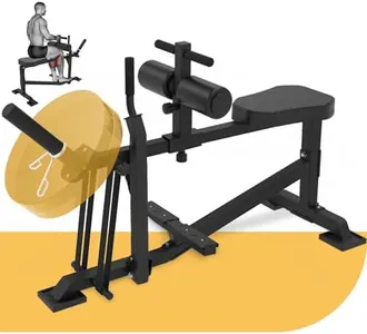 Calf Raise Machine Home Gym: Calf Machine Seated Calf Raise Machine Adjustable Calf Workout Machine Leg Raise Machines Exercise Equipment Plate Loaded Black