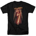 DC Comics Men's The Flash Ready T-Shirt - Black - Medium