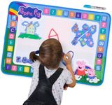 Peppa Pig Toys Water Doodle Mat - No Mess Colouring & Drawing Game Reusable Painting Aqua Mat, Water Art for Toddler Educational Learning Toys for Age 3 and Up Year Old Girls & Boys (50cm x 70cm)