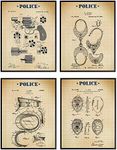 Police Patent Art Prints - Vintage 