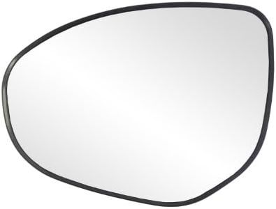 Fit System 88238 Driver Side Non-Heated Mirror Glass w/Backing Plate, Mazda 2, Mazda 3, 5 1/8" x 6 3/4" x 7 1/8" (w/o Blind Spot)