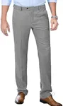 Men's Tweed Pants Herringbone Thick Wool Pleated Front Dress Suit Vintage Trousers (Silver, 32W x 30L)