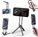 ULANZI MA30 Magnetic Phone Tripod Stand for iPhone - Aluminium Maglock Smartphone Mini Tripod Pocket Cell Phone Stand Dual-Sided Magnet Quick Mount Compatible with iPhone 16 15 14 13 12 Magsafe