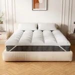 Extra Thick Mattress Topper California King for Back Pain & Cloud-Like Sleep, Soft & Plush Mattress Pillow Top Bed Topper for Firm Mattress, Cooling Overfilled Mattress Pad, Fit to 6”-22” Mattress