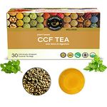 TEACURRY CCF Tea - 30 Tea Bags | CCF Detox Tea for asthma, digestive health, Improves eyesight and skin | Cumin Coriander Fennel Tea | 100% Natural Tea for Migraine Relief