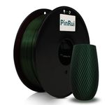 PinRui PLA Silk Filament 1.75mm 1KG, PLA Silk 3D Printer Filament, No Warp Smooth Printing, Dimensional Accuracy +/- 0.03mm, Fit Most FDM Printer, Silk Olive Green