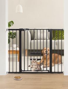 Babelio 36" Tall Baby Gate with Cat Door, CatPrivilege II, 29-48"
