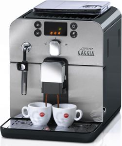 Gaggia Brera Bean to Cup Espresso Coffee Machine – Silver/Black
