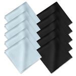 Glasses Cleaning Cloth, 10 Pack Microfiber Eye Glass Cleaning Cloths Eyeglass Lens Cleaner Cloth for Eyeglasses Spectacles Tablets Screen