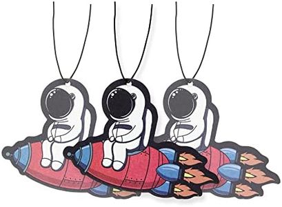 Astronaut Car Air Freshener 4 Pack Scented With Premium Oils By Fresh Fresheners