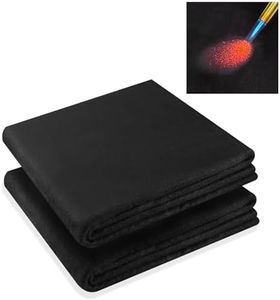 kanhiro Carbon Felt Welding Blanket Fireproof - 2 Packs 20" X 36" Heat Resistant Fabric 1800°F High Temp Insulation Pad, Flame Retardant Protective Mat for Soldering Welding Brazing Plumbing