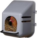 Little Giant® Plastic Chicken Nesting Box | Chicken Nest Box for Laying Hens | Chicken Bed | Egg Laying Chicken Box | Chicken Perch | Nesting Box for Chicken Coops