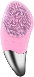EZONEDEAL Electrical Silicone Facial Cleansing Brush with 3 Operating Modes, Anti-Aging Facial Massager for Sensitive Skin All Skin Types , IPX7 Waterproof Wireless Rechargeable Pore Cleaner, Deep Cleaning, Soft Exfoliation (Light Pink)