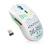 Wireless Gaming Mouse with Honeycom
