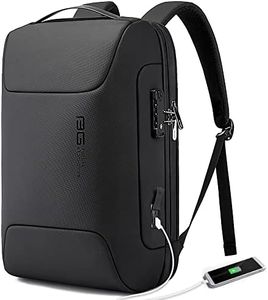 BANGE Anti Theft Business Backpack Fits 15.6 Inch Laptop,Smart Work Backpack with USB Charging Port for Office Work Airplane Business Travel