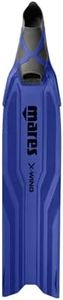 Mares X-Wing Freediving Fins | Tapered-Blade V-Tip Soft Swimming Fins for Freediving & Spearfishing, Blue, 44