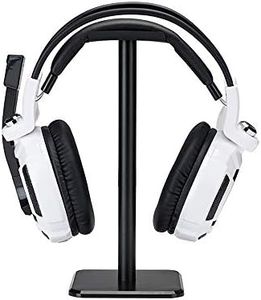 Headphone Stand Hanger,Universal Aluminum Metal Headphone Holder for AirPods Max,HyperX Cloud II,Xbox One,Turtle Beach,Sennheiser,Sony,Bose,Beats PC Gaming Headset Display&Wireless Headphone(Black)