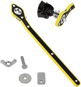 DUOYI Jack Ratchet Wrench For Scissor Jack Wrench Head Reinforced Design&Labor-Saving Tire Wheel Jack Wrench High Torque Car Jack Wrench Positive And Reversal Knob Design For Travel/Truck/SUV/Vans