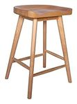 Amazon Brand - Rivet Kitchen Height Bar Counter Stool, Birch, Natural Finish, 36.6 cm D x 44 cm W x 61.5 cm H