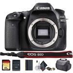 Canon EOS 80D DSLR Camera (1263C004) - Starter Bundle
