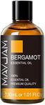 Bergamot Essential Oil 30ml/1.01fl.oz, MAYJAM Premium Bergamot Oils for Diffuser, Soap Making, Candle Making, Long Lasting Scents